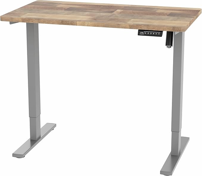 VIVO Reclaimed Wood 43 x 24 inch Universal Solid One-Piece Table Top for Standard and Sit to Stand Height Adjustable Home and Office Desk Frames, DESK-TOP43P