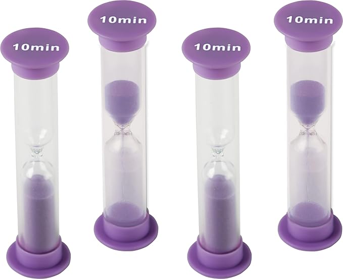 Teacher Created Resources 10 Minute Sand Timers-Small (20682), Purple