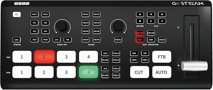 osee GoStream Deck HDMI Pro Live Streaming Multi Camera Video Mixer Switcher with NDI Updatable