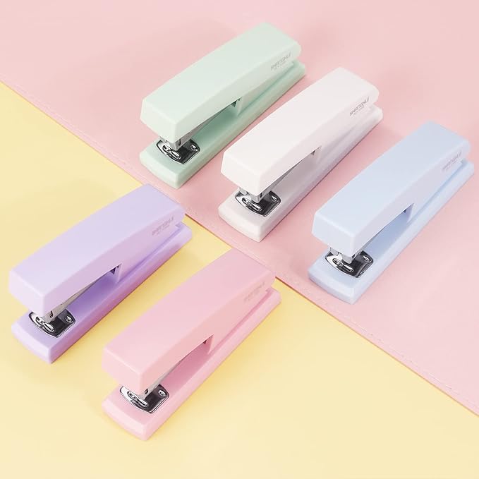 Tamaki Stapler, Office Stapler, Small Staplers for Desk, Blue