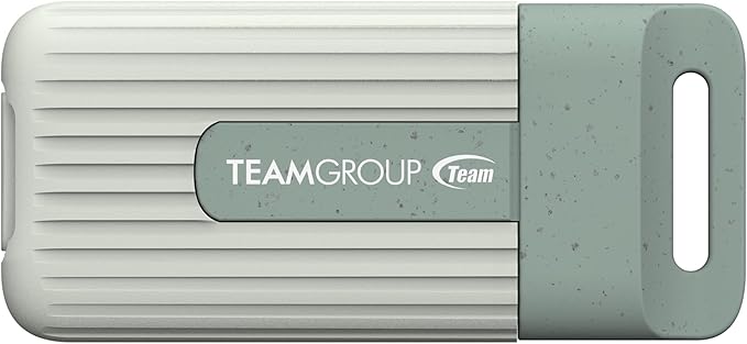 TEAMGROUP PD20 ECO 2TB Portable External Solid State Drive SSD Read up to 1000MB/s USB 3.2 Gen2x1 Type-C Waterproof Dustproof IP54 TPSEG4002T0C102