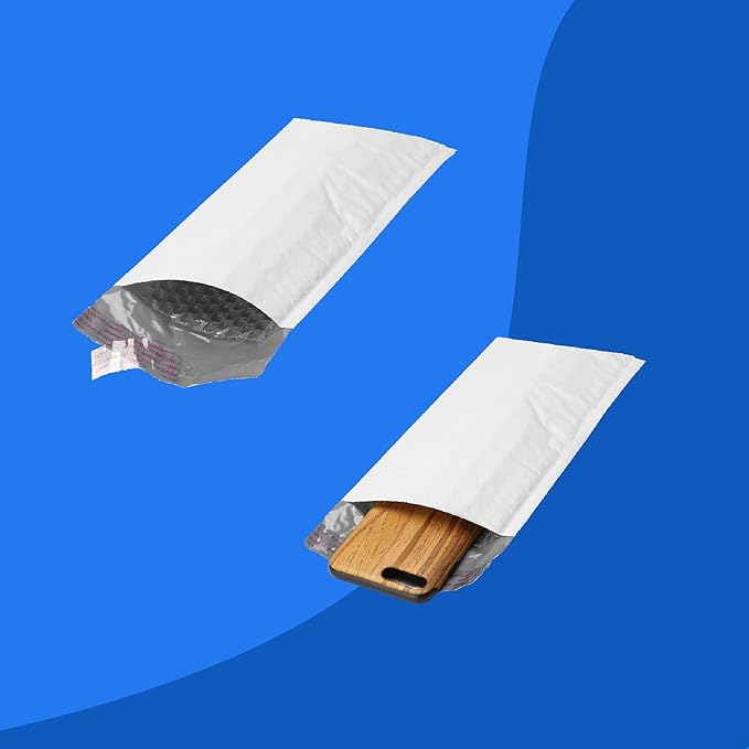 The Boxery 8.5x12''|#2 Poly Bubble Mailers- 100 Pack, Padded Envelopes, Self Seal, Waterproof Shipping Bags, Padded Mailers for Shipping & Packaging