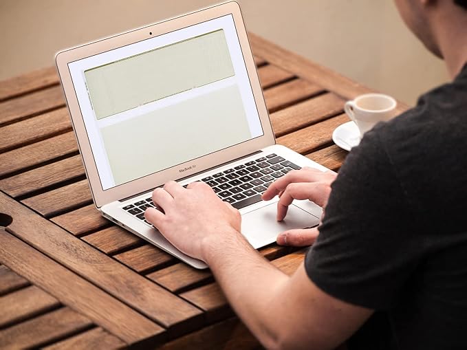 Compuchecks Check on Top Blank Check Paper - 250 Pack, Quick-Books & Laser Printer Compatible - Security Business Checks with Voucher - 8.5" x 11" Gold Pinstripe