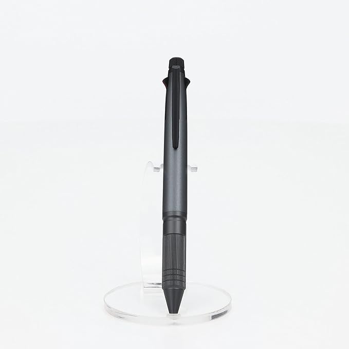 uni Jetstream 4&1 Metal Edition, 0.5mm Ballpoint Pen (Black, Red, Blue, Green) and 0.5mm Mechanical Pencil, Gun Metallic (MSXE52000A05.43) (Pack of 2)