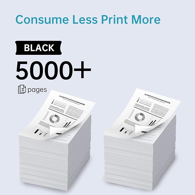 936e Black Ink Cartridge (with Chip) Replacement for HP 936e 936 Compatible with HP OfficeJet Pro 9125e 9135e 9128e 9122e 9110b 9130b 9730e 9730 Printers (2Black)