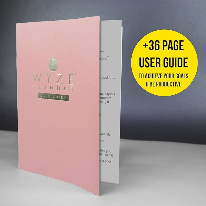 Undated Daily Planner – 3-Month A5 Productivity Organizer with Full Page Per Day, Hourly Schedule, Goal Setting, Habit Tracker, Weekly & Monthly Pages – Hardcover Time Management Notebook (Pink)