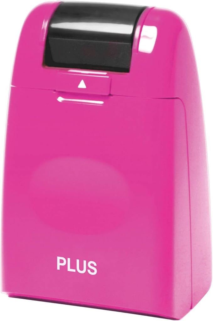 Plus Guard Your ID Roller Stamp, Pink