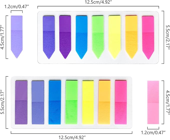 560PCS Page Markers Sticky Index Tabs Book Annotation Bookmark Notes Small Pop Up Index Flag Tabs, Post Tabs Flags Stickers