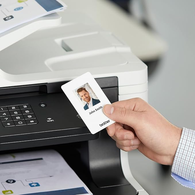 Brother MFC‐L8905CDW Business Color Laser All‐in‐One Printer, 7” Touchscreen Display, Duplex Print/Scan, Wireless, White