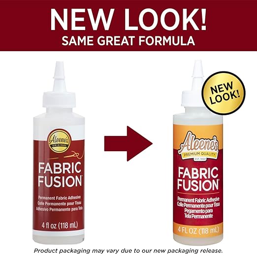 Aleene's Fabric Fusion Permanent Fabric Adhesive 3-Pack, 4 oz.