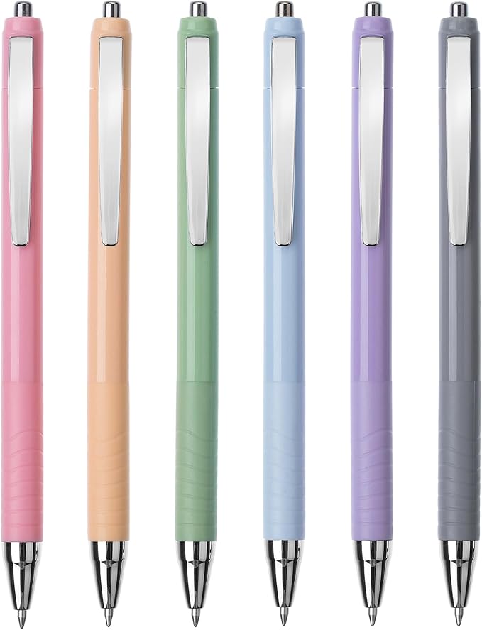 Mr. Pen- Bible Pens, 6 Pack, Assorted Color Pens, Bible Pens No Bleed Through, Bible Journaling Pens No Bleed Pens, Bible Journaling Supplies, No Bleed Bible Pens, Aesthetic Pens, Bible Pen