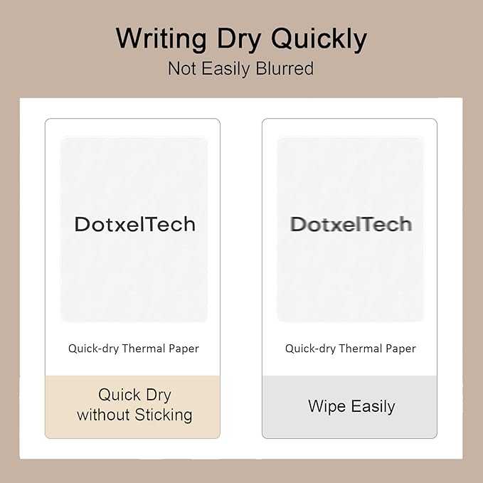 200 Sheets, Thermal Printer Paper 8.5 x 11 Inches, Single US Letter Size, Suitable with Most Thermal Portable Printer, Such M08F/A40, Quick-Drying, Waterproof(Single, Keep 3 Years)