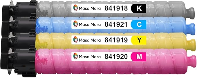 MasaiMara MP C2503 MP C2003 Compatible Toner Cartridges for Ricoh MP C2003, MP C2503, MP C2004, MP C2004ex, MP C2504, MP C2504ex MPC2003, MPC2503, MPC2004, MPC2004ex, MPC2504, MPC2504ex Printer
