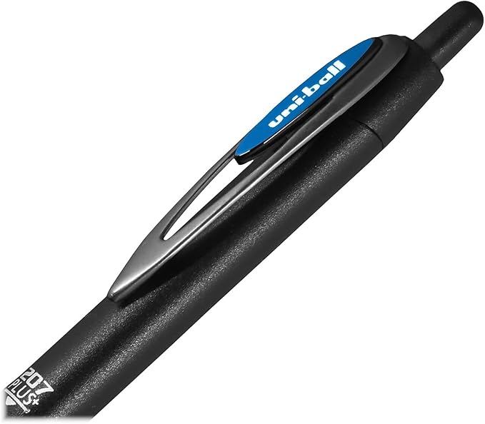 Uniball Signo 207+ Gel Pen 4 Pack, 0.7mm Medium Blue Pens, Gel Ink Pens | Office Supplies Sold by Uniball are Pens, Ballpoint Pen, Colored Pens, Gel Pens, Fine Point, Smooth Writing Pens