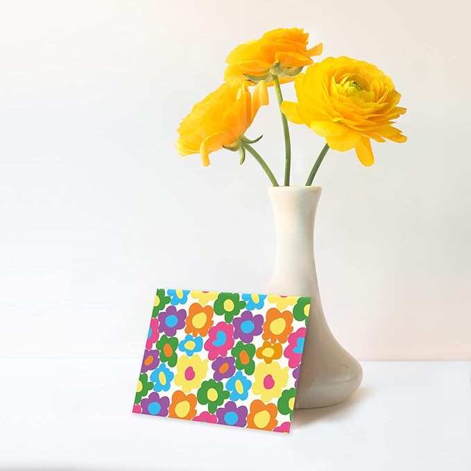 S&O Blank Cards for All Occasions in One Box Set - Blank Notecards with Envelopes for Handwritten Messages - All Occasion Tags Assortment Box with Covers - 24 Vibrant Letter Slips and Envelopes Pack