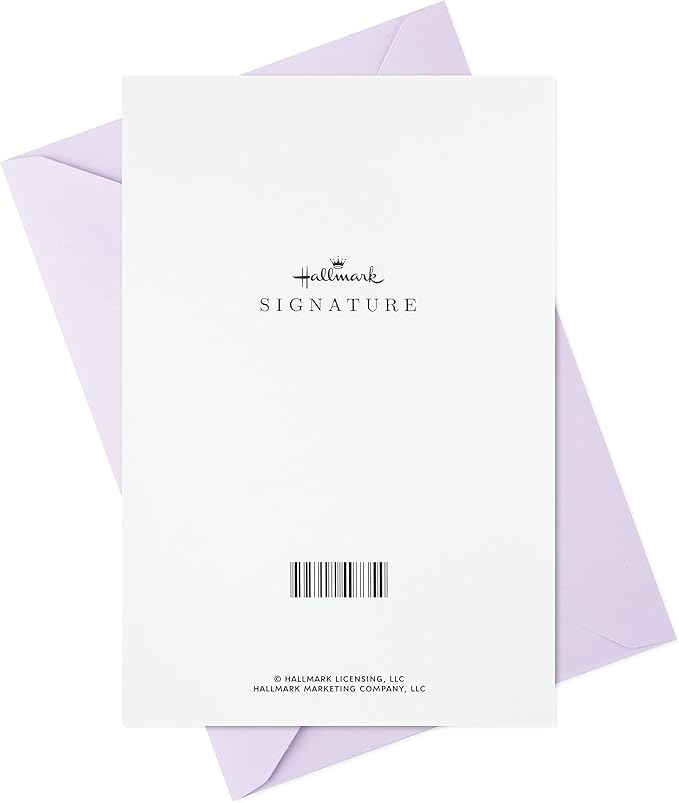 Hallmark Signature Birthday Card for Women, Her, Mom, Daughter, Friend (Wrapped Gifts)