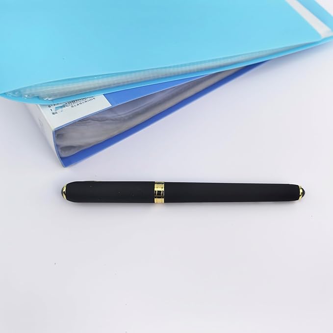 Fengtaiyuan 038P18Pro, Gel Ink Rollerball Pens, Black Ink, Ultra FIne 0.38mm, Writting Pens, Smooth, 18 Pack (Black-0.38mm)