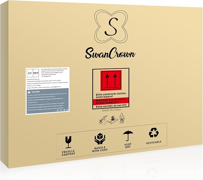 SWANCROWN Enclosed Bulletin Board Grey Felt Displays Boards Weather Resistant Wall Mounted Notice Case,28x20inches