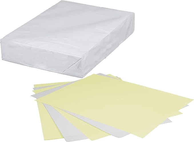 Limited Papers (TM), Carbonless Sheets, Superior, Pre Collated, Multi part, Bond Finish. (2 Part Reverse, 8.5 x 11 Inch, Canary/White (5887), 1 Ream)
