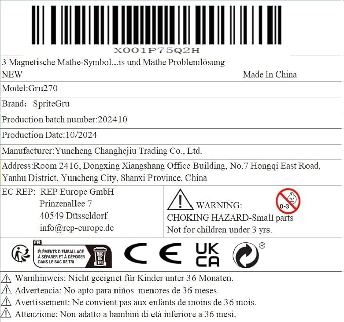 3 Magnetic Math Signs, Math Symbols Greater Than/Less Than/Equal to Math Demonstration Tool Teacher School Classroom Supplies, Numeric Relationship Understanding and Math Problem Solving