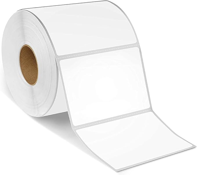 Spartan Industrial - 3" X 2" Direct Thermal Labels, Perforated Postage Shipping Labels, Compatible with Rollo & Zebra Desktop Printers - 10 Rolls, 700/Roll