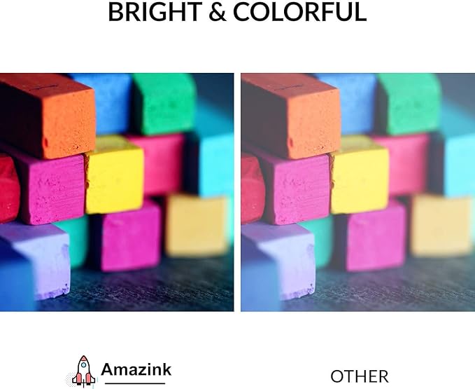 AMAZINK 3 Pack Compatible Inkjet Cartridges Pack 962XL. Includes Cyan, Magenta and Yellow Cartridges. Works Well with Officejet pro 9015e, 9025e, 9010, 9020, 9012, 9013, 9014 Printers