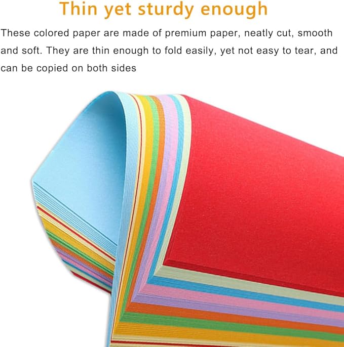 A4 Origami Paper Brown 100 Sheets, 8.27×11.7 inch Double Sided Color Easy Fold Big Origami Paper A4 Colored Copy Papers Thin 70gsm for Beginners, DIY handwork Art and Craft Projects (210 x 297 mm)