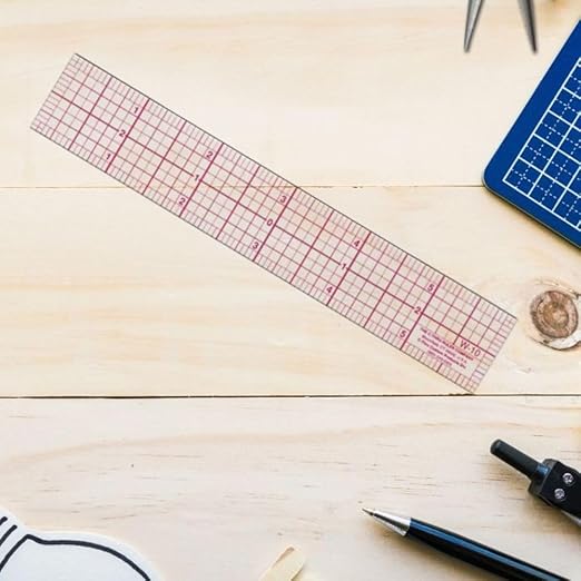 Westcott W-8 Engineers’ Protractor Ruler, 6 in