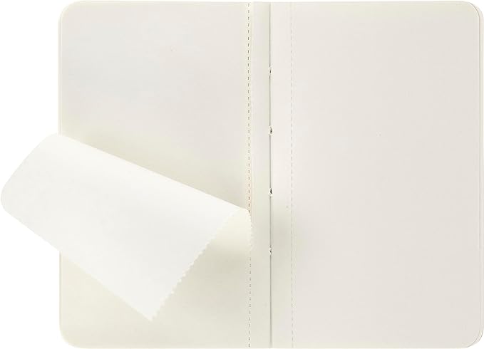 Moleskine Volant Journal, Soft Cover, XS (2.5" x 4") Plain/Blank, Coral Orange/Aqua Blue, 56 Pages (Set of 2)