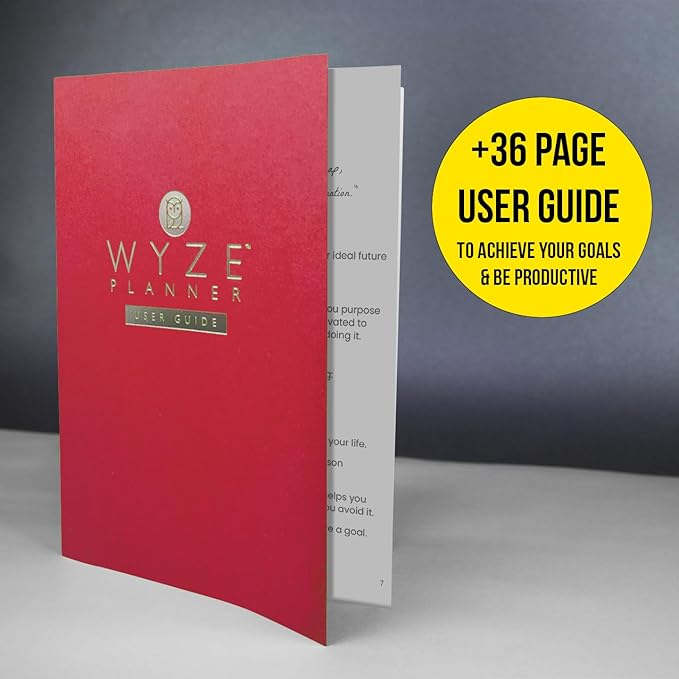 Undated Daily Planner – 3-Month A5 Productivity Organizer with Full Page Per Day, Hourly Schedule, Goal Setting, Habit Tracker, Weekly & Monthly Pages – Hardcover Time Management Notebook (Red)