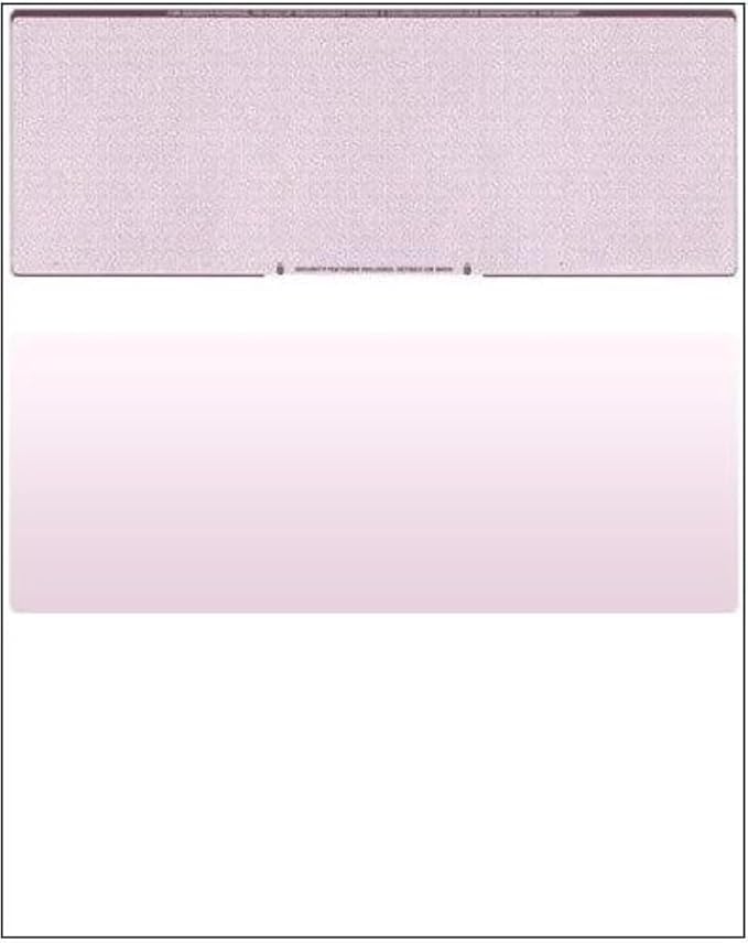 Compuchecks Check on Top Blank Check Paper - 1000 Pack, Quick-Books & Laser Printer Compatible - Security Business Checks with Voucher - 8.5" x 11" Burgundy Diamond