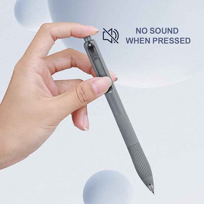 Linbsunne Gel Pens Black Ink Pens for Office 0.5mm Fine Point Pens Smooth Writing Retractable Work Pen (12-count)