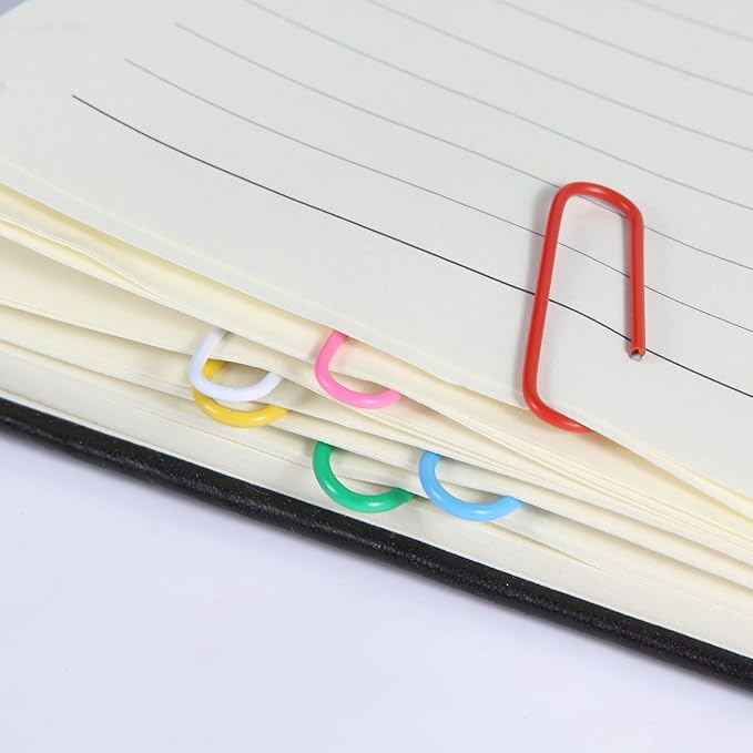 Multicolor Jumbo Paper Clips, 1.3 Inch (33mm) & 2 Inch (50mm), 400-Pack for Office, School & Home Document Organizing (Colorful, 1.3 Inch and 2 Inch)