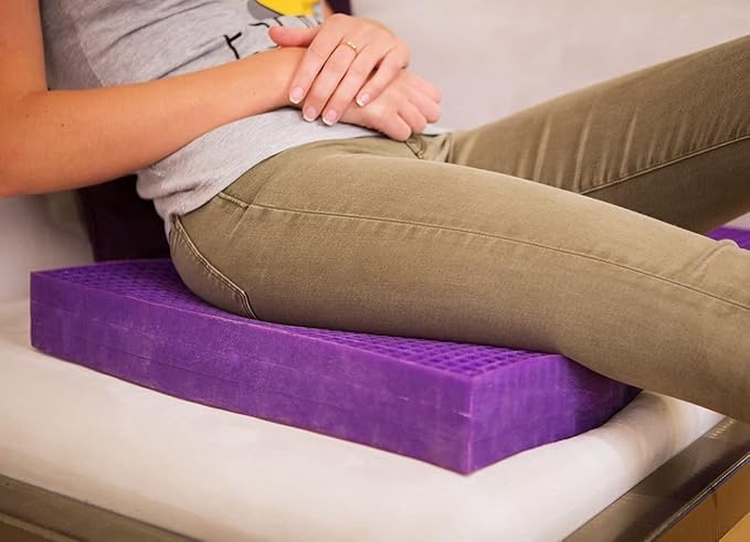Purple Ultimate Seat Cushion | Pressure Reducing Grid Designed for Ultimate Comfort | Designed for Gaming | Made in The USA