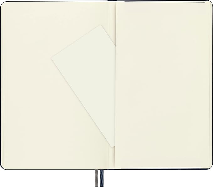 Moleskine Classic Expanded Notebook, Hard Cover, Large (5" x 8.25") Plain/Blank, Sapphire Blue, 400 Pages