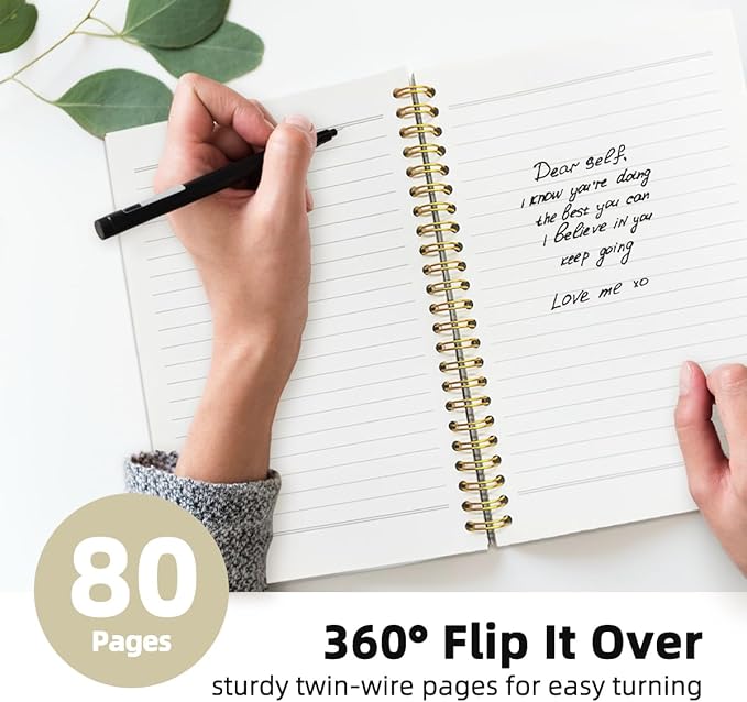 Difference Maker Gift, Difference Maker Definition Spiral Notebook Journal, Motivational Notebooks, Thank You Gifts for Women Men Teacher Coworkers, Hardcover Spiral Notebook 5.5x8.3(White)