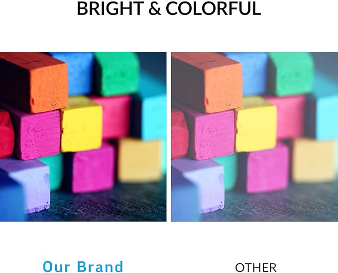 5-Star Officejet Pro 8015e, 8020 Printer Compatible with 910 Ink Cartridges. Compatible for Officejet Pro 8015e / 8035e / 8020/8035 Series. 4 Pack (Black Cyan Magenta Yellow)