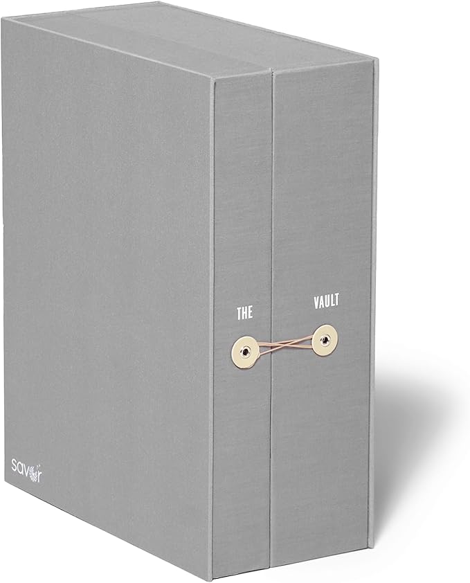 Savor | All-in-One Desk Organizer | Slate Gray – Keep Desk, Office, and Home Organized All-In-One Storage System for Important Files, Documents, Stationery, and Office Supplies