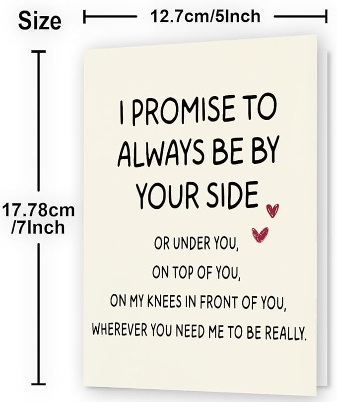 Funny Birthday Card & Gifts for Husband Boyfriend Him, Happy Anniversary Card & Gifts, Valentine Day