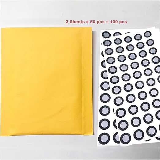 6.0mm Optical Tracking 3D Scanner Marker for Industrial Consumer 3D Scanner,3D Scanning Markers Dots Stickers Reference Point Markers for 3D Scanning,Diffuse Reflection Markers for 3D Scanner (100pcs)