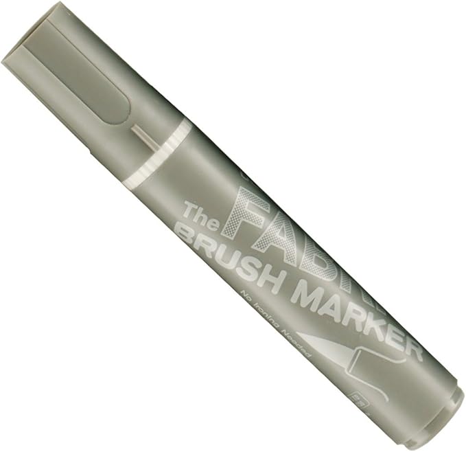 Uchida 722-C-12 Marvy Fabric Brush Point Marker, Warm Gray