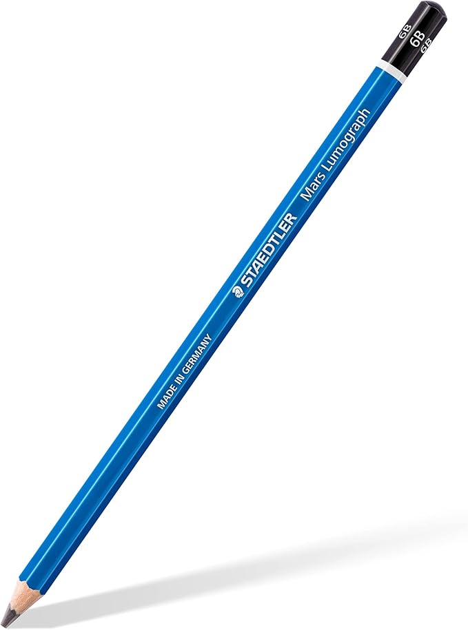STAEDTLER Mars Lumograph Art Drawing Pencils, Graphite Pencils in Metal Case, Break-Resistant Bonded Lead, Grades 12B-10H, Set of 24