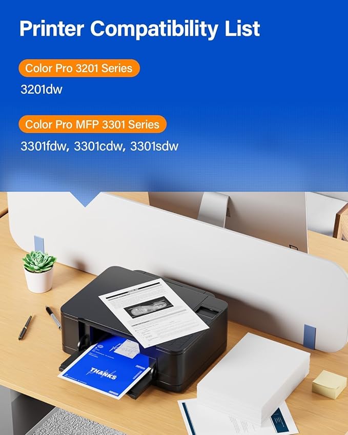 218X Toner Cartridge 4 Pack Compatible for HP 218X W2180X 218A W2180A HP Color Laserjet Pro MFP 3301fdw 3201dw 3301sdw 3301cdw 3201 3301 Series Printer Ink Laser All-in-One Scanner Black (No Chip)