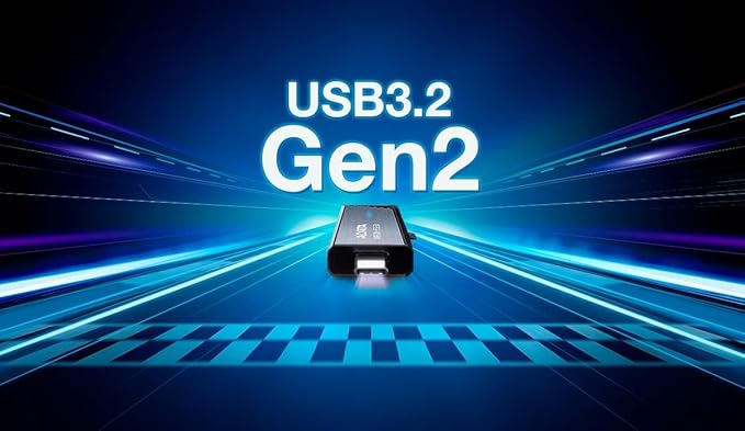 ADATA Elite UE800 1TB USB Type-C USB 3.2 Gen2 Flash Drive Portable SSD Up to 1000MB/s Read/Write (AELI-UE800-1T-CSG), Compatible with iPhone 15 Pro Series/Android/PlayStation 5