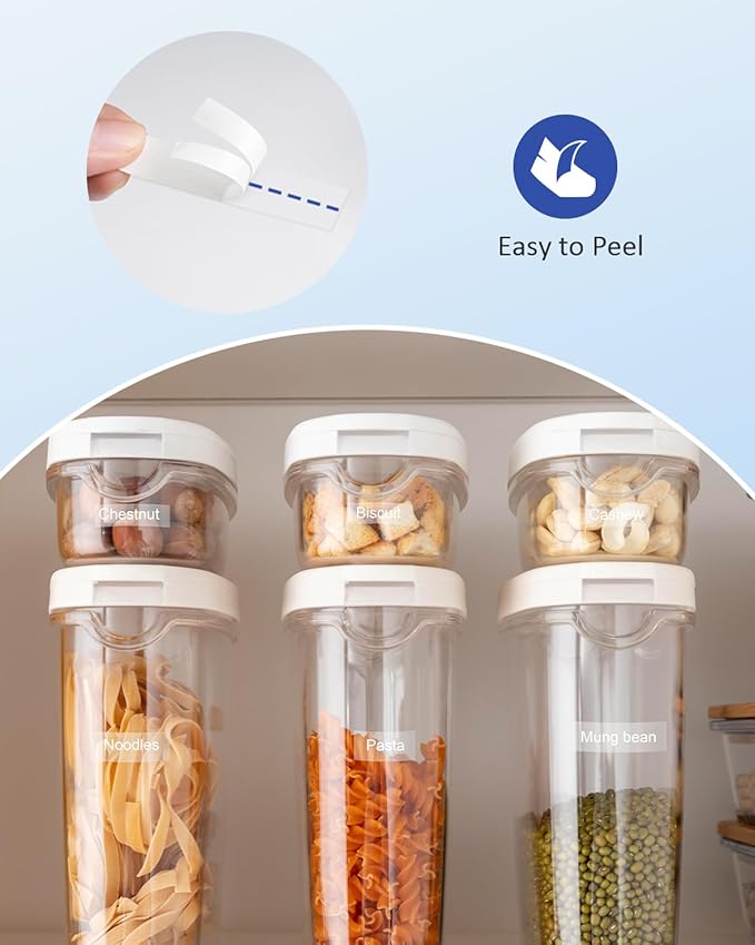 Tze135 Tze 12mm 0.47 Laminated White on Clear Label Maker Tape Compatible for Brother Tze-135 Tz-135 Tz 1/2 Refill Work for Ptouch PT-D210 PT-D220 PT-H110 PT-D400 PT-D600, White on Clear, 4 Pack