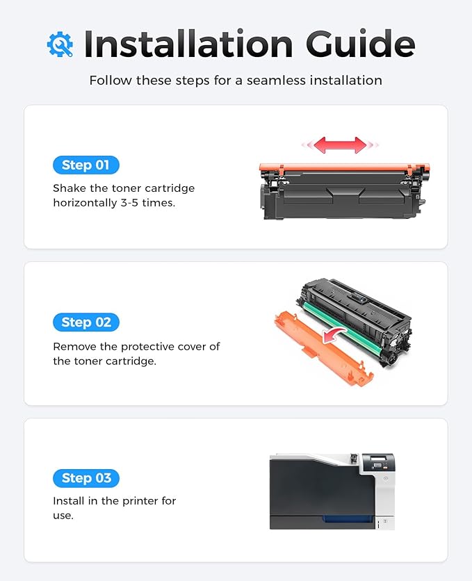 646X 646A Toner Cartridge Set 4-Pack High Yield Replacement for 646X 646A CE264X CF031A CF032A CF033A Compatible with HP Color Laserjet Enterprise CM4540 MFP CM4540f MFP CM4540fskm Printer Ink Copier