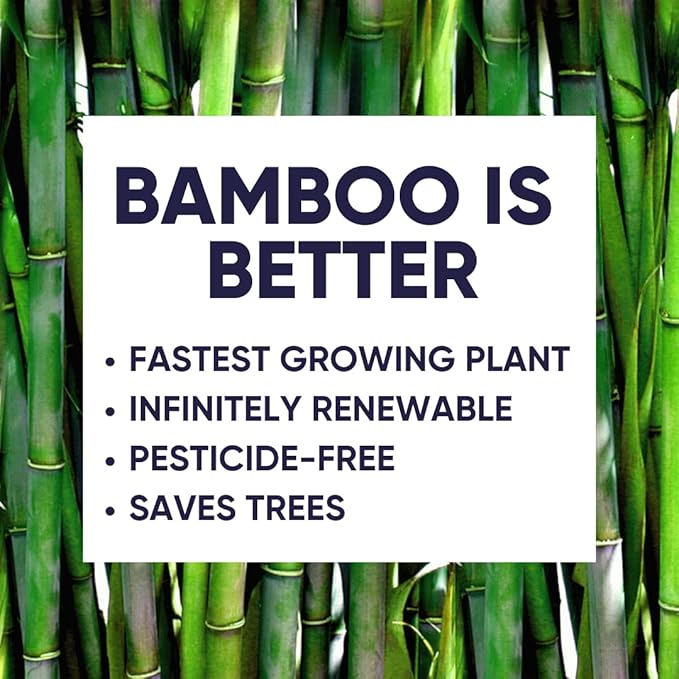 Bamboo Facial Tissues - 4 Boxes of Eco-Friendly, 3-Ply Hypoallergenic Tissues, 90 Sheets per Box, FSC Certified, Plastic-Free Packaging, Soft & Gentle for Home Use