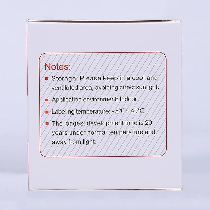 Phomemo Thermal Labels- Sticker Label for M110/M221/M220/M120/M200 Label Printer,1.97"x3.15"(50x80mm),100 Labels/Roll, Black on White