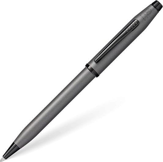 Cross Century II Refillable Ballpoint Pen Presented in a Luxury Gift Box - Medium Point, Black Ink, Brushed Gunmetal Gray