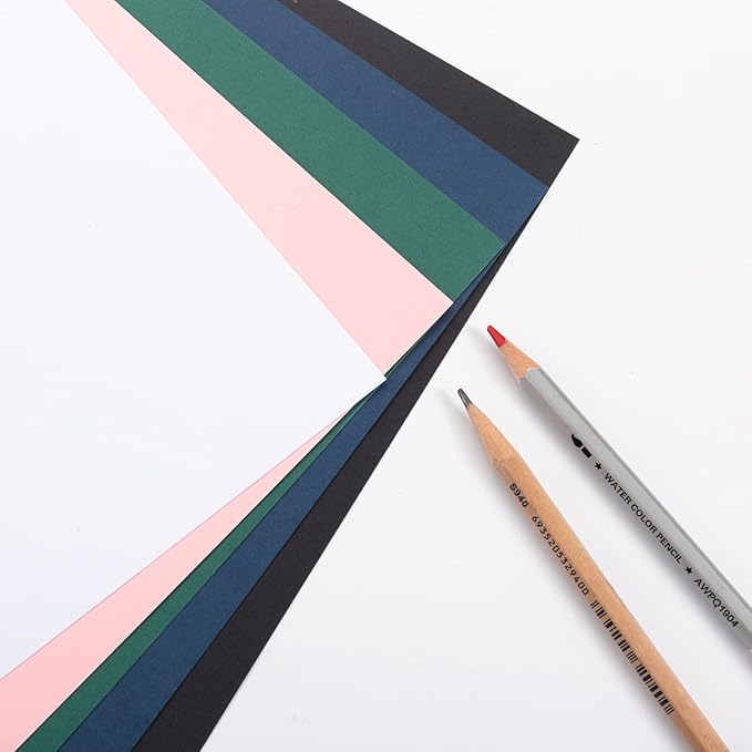 30 sheets Cardstock Paper 8 1/2 x 11 Inches for Crafts and Invitations (White)